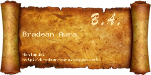 Bradean Aura névjegykártya